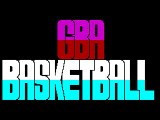 Championship Basketball Two on Two title screen for ZX Spectrum
